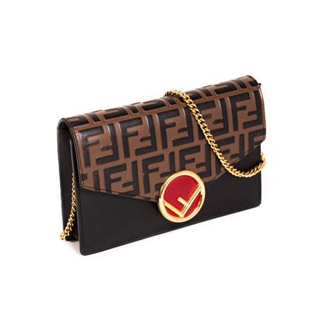 fendi wallet in chain|authentic fendi wallet.